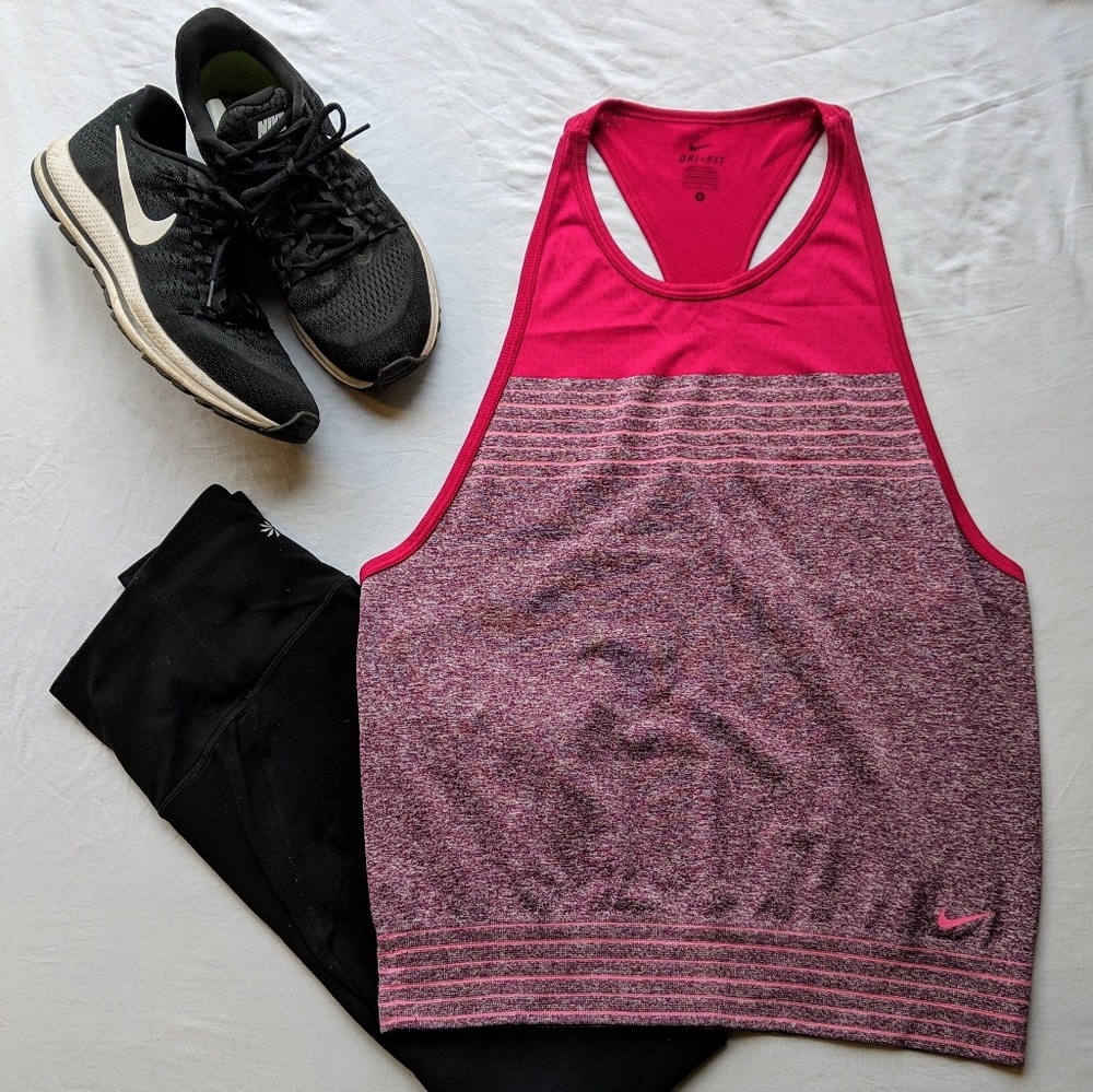 *GONE* Nike Dri-Fit Pink Racerback Tank